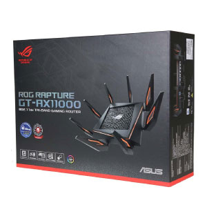 asus rog rapture wi-fi 6 gaming router gt ax11000